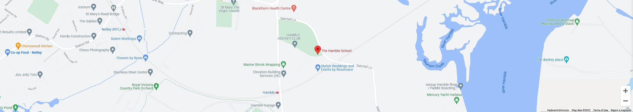 TheHamble School Google Map