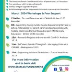 March 2024 Workshops & Peers Support
