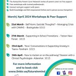 March/April 2024 Workshops & Peers Support
