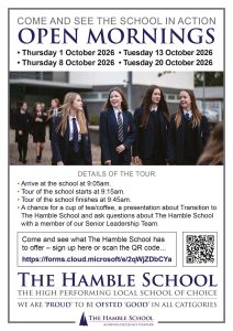 Open Mornings - October 2026