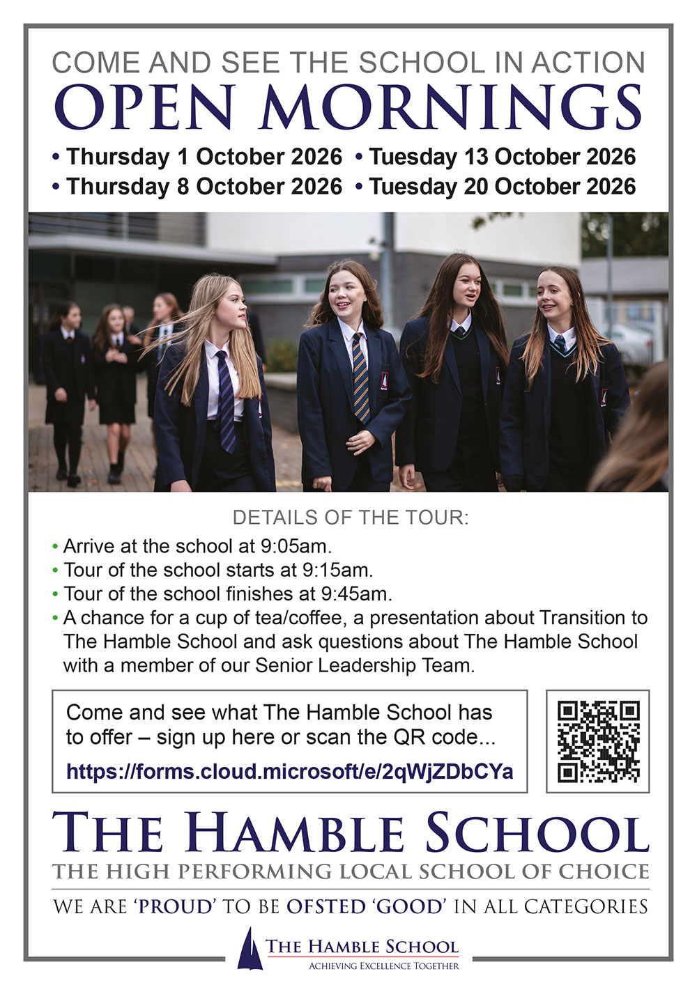 Open Mornings - October 2026