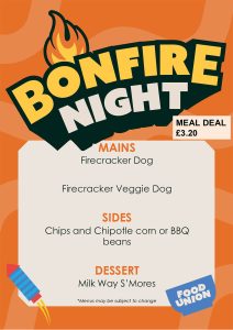 Bonfire Night Promotion - Thursday 5 November 2026 only